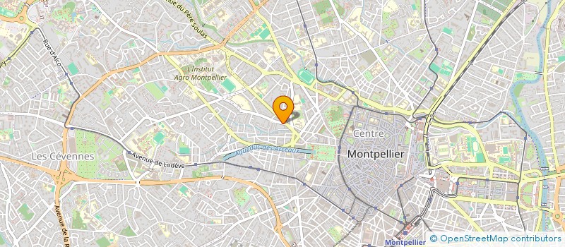 localisation de l'entreprise LA VOILE AU SENS LARGE à MONTPELLIER