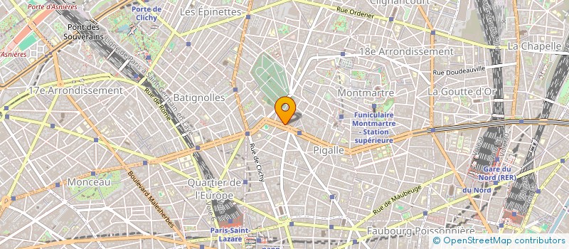 localisation de l'entreprise LA VOILE AU VENT  PARIS