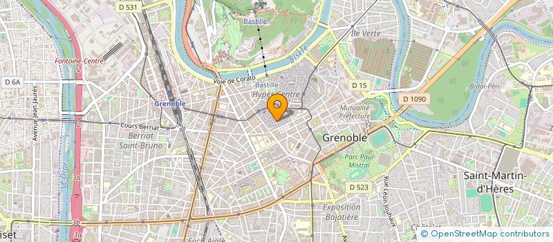 localisation de l'entreprise LA VOILE BLEUE  GRENOBLE