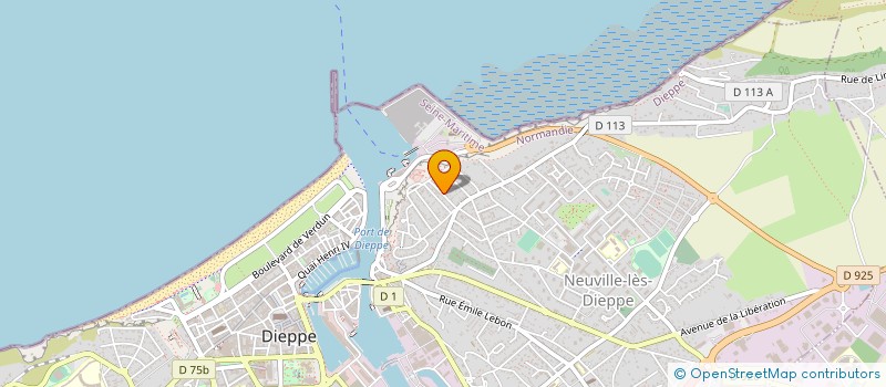 localisation de l'entreprise LA VOILE  D OR à DIEPPE