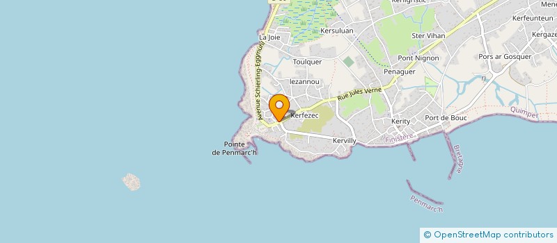 localisation de l'entreprise LA VOILERIE  PENMARCH