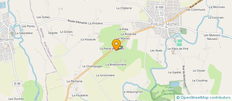 localisation de l'entreprise LA VOITURE à PIRE-CHANCE