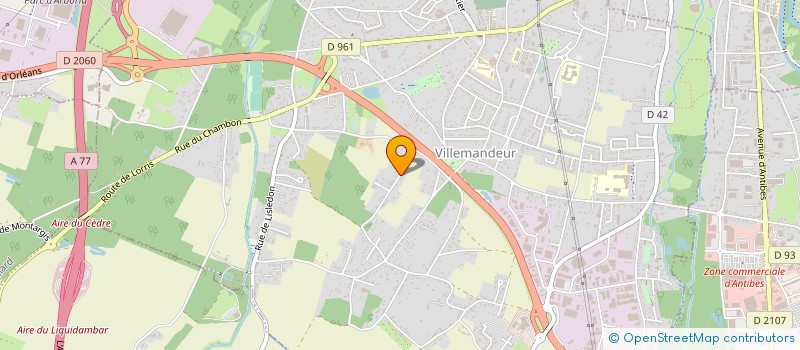 localisation de l'entreprise LA VOITURE BRILLANTE à CHEVILLON-SUR-HUILLARD