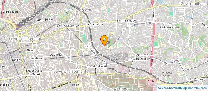 localisation de l'entreprise LA VOITURE DE MADAME à MARSEILLE