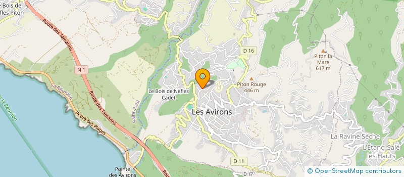 localisation de l'entreprise LA VOIX D'OR à LES AVIRONS