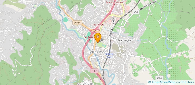 localisation de l'entreprise LA VOIX D ORPHEE  SOLLIES-PONT