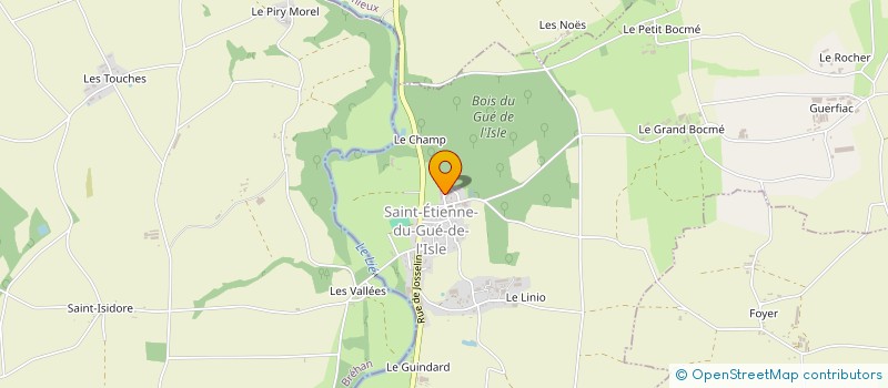 localisation de l'entreprise LA VOIX D'UNE FEMME  SAINT-ETIENNE-DU-GUE-DE-L'ISLE