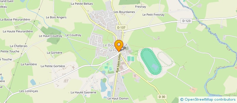 localisation de l'entreprise LA VOIX DE GARAGE à OLIVET