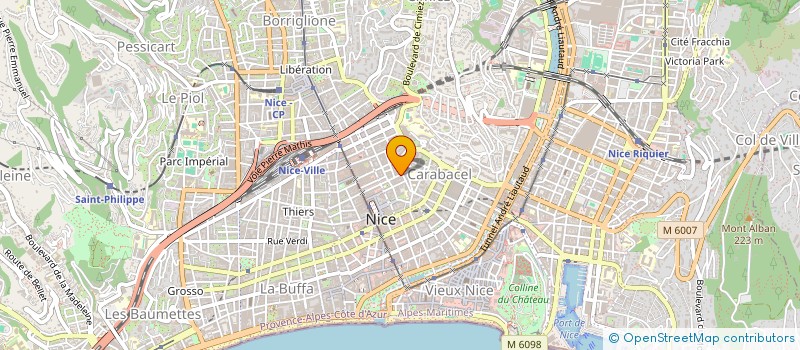 localisation de l'entreprise LA VOIX DE L'ANGE à NICE