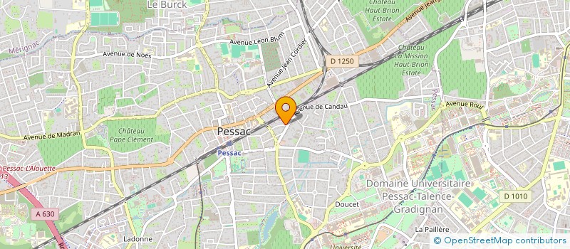 localisation de l'entreprise LA VOIX DE L'ECOUTE  PESSAC