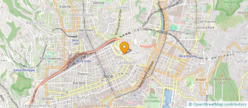 localisation de l'entreprise LA VOIX DE L ENCRIER  NICE