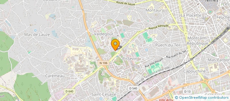 localisation de l'entreprise LA VOIX DE L'OCCITANIE  NIMES