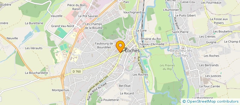 localisation de l'entreprise LA VOIX DE L ORGUE à LOCHES
