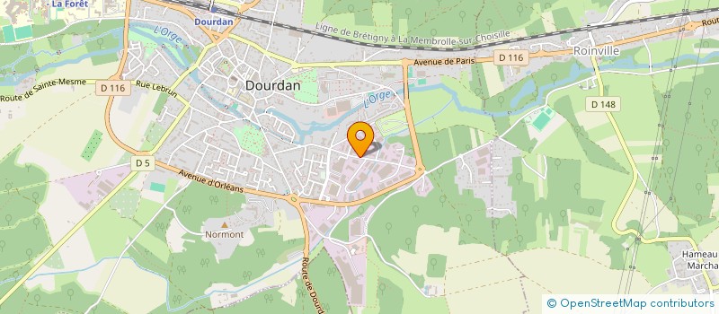 localisation de l'entreprise LA VOIX DE LA FAMILLE (LVF) à DOURDAN