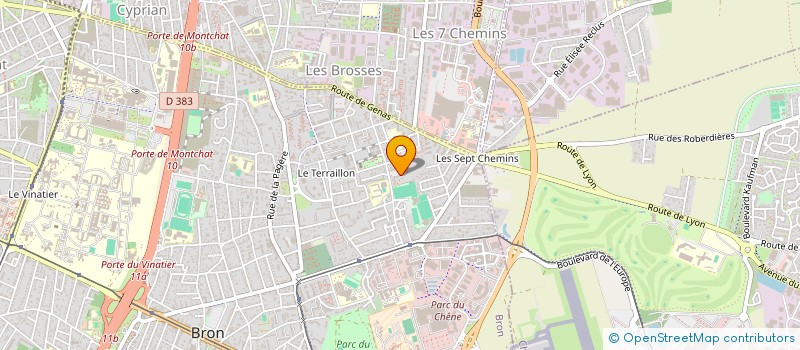 localisation de l'entreprise LA VOIX DE LA PASSION à BRON