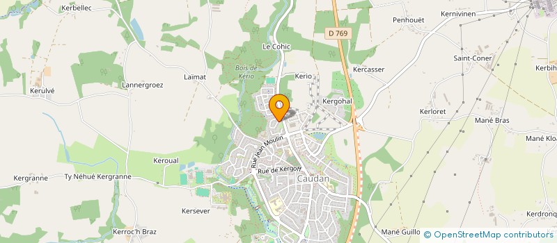 localisation de l'entreprise LA VOIX DE NOAH à CAUDAN