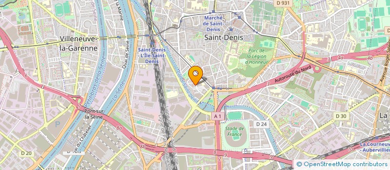 localisation de l'entreprise LA VOIX DE SANTO AMARO à SAINT-DENIS