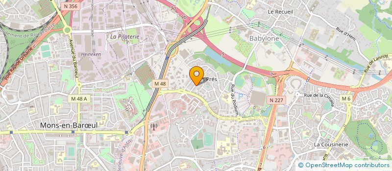 localisation de l'entreprise LA VOIX DES ANGES à VILLENEUVE-D'ASCQ
