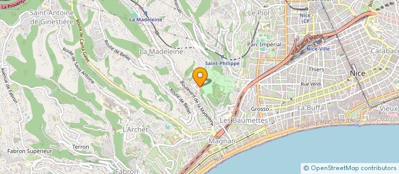 localisation de l'entreprise LA VOIX DES ARTS  NICE