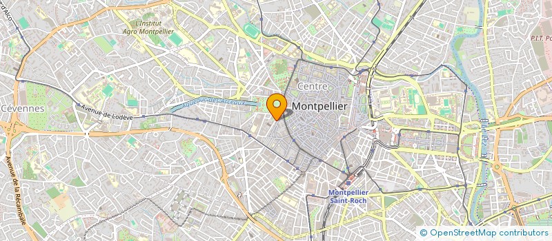 localisation de l'entreprise LA VOIX DES ORGUES DE SAINTE EULALIE à MONTPELLIER