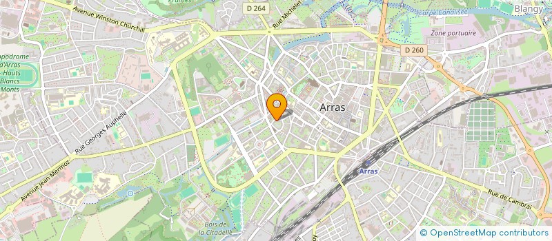localisation de l'entreprise LA VOIX DES REFUGIES à ARRAS