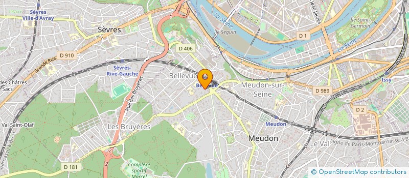 localisation de l'entreprise LA VOIX DU CHOEUR à MEUDON