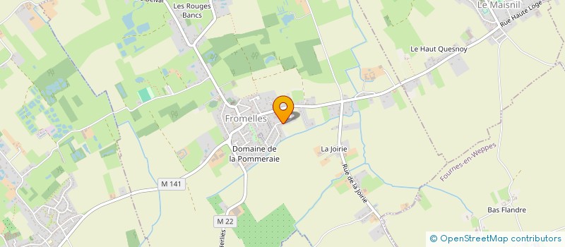 localisation de l'entreprise LA VOIX DU COEUR  FROMELLES