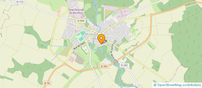 localisation de l'entreprise LA VOIX DU HARCELEMENT  MIREBEAU-SUR-BEZE