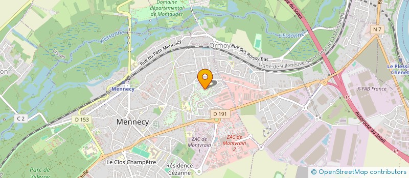 localisation de l'entreprise LA VOIX DU HAUT CLOS RENAULT à MENNECY