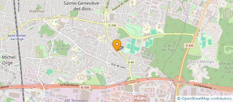 localisation de l'entreprise LA VOIX DU PEUPLE à SAINTE-GENEVIEVE-DES-BOIS