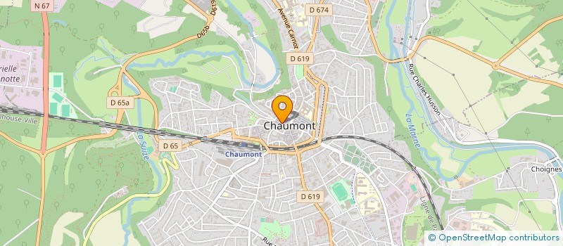 localisation de l'entreprise LA VOIX DU PEUPLE à CHAUMONT