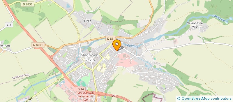 localisation de l'entreprise LA VOIX DU PEUPLE  MAGNY-EN-VEXIN