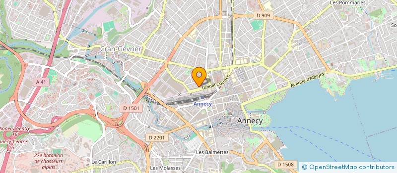 localisation de l'entreprise LA VOIX DU PEUPLE AFRICAIN DE L 'O.N.U. à ANNECY