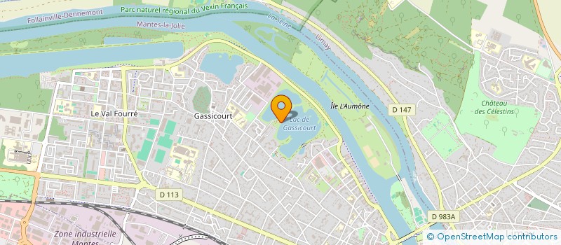 localisation de l'entreprise LA VOIX DU SALUT  MANTES-LA-JOLIE