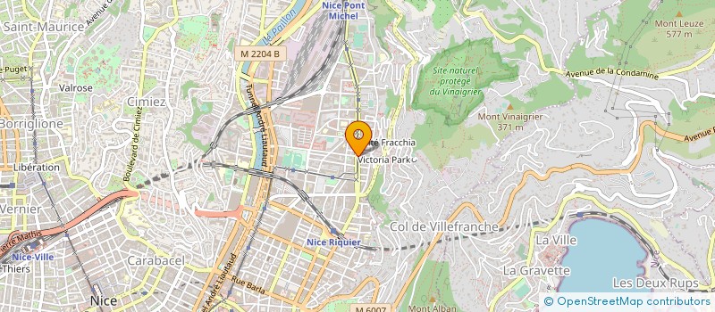 localisation de l'entreprise LA VOIX DU SILENCE à NICE