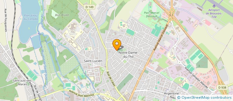 localisation de l'entreprise LA VOIX DU SYNDICAT  BEAUVAIS