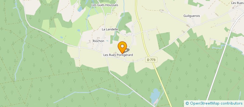 localisation de l'entreprise LA VOIX(E) DE L'ETRE  PAIMPONT