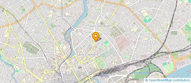 localisation de l'entreprise LA VOIX ET L'AME DU BETON à NANTES