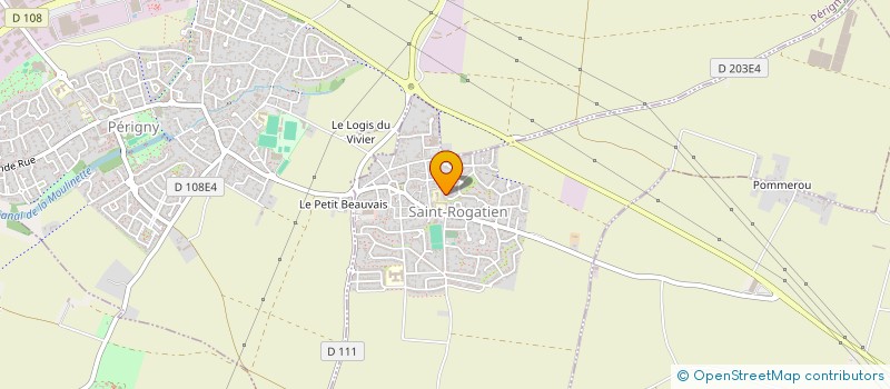 localisation de l'entreprise LA VOIX LYCEENNE DE CHARENTE-MARITIME  SAINT-ROGATIEN