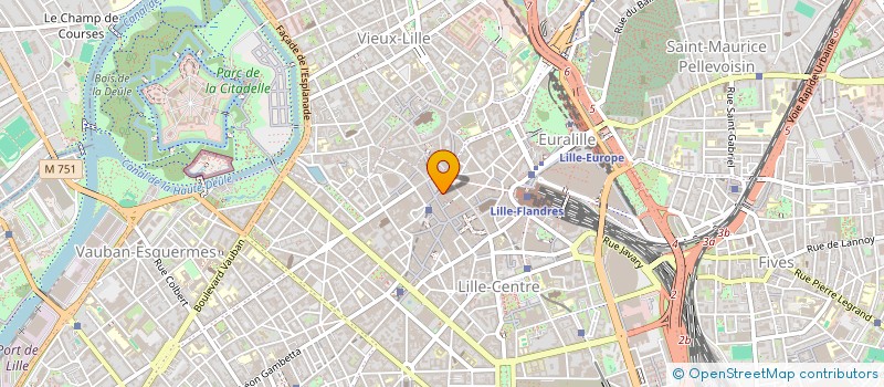 localisation de l'entreprise LA VOIX MEDIAS à LILLE