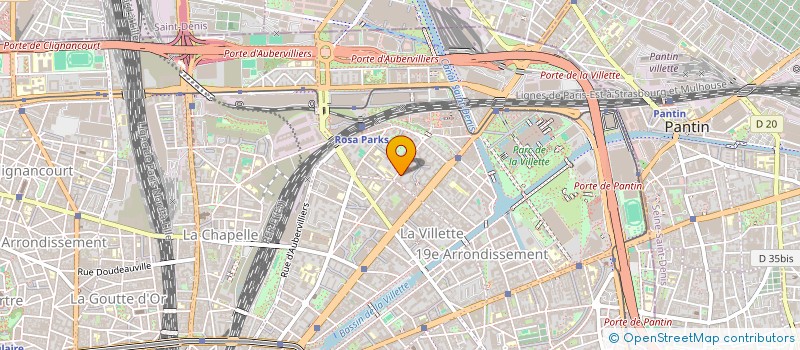 localisation de l'entreprise LA VOIX POSITIVE  PARIS