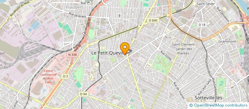 localisation de l'entreprise LA VOIX PROPHETIQUE  CRIQUEBEUF-SUR-SEINE