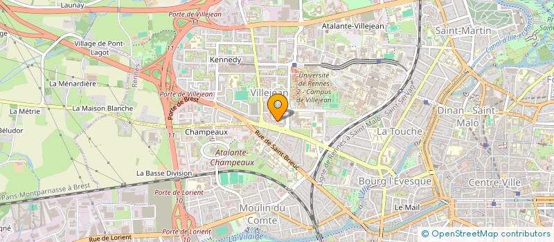 localisation de l'entreprise LA VOIX SOCIALE & EDITIONS  RENNES