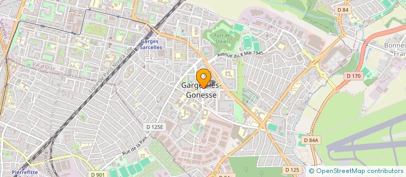 localisation de l'entreprise LA VOLAILLE DE L'OISE  GARGES-LES-GONESSE