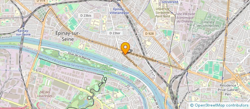 localisation de l'entreprise LA VOLAILLE EXPRESS à EPINAY-SUR-SEINE