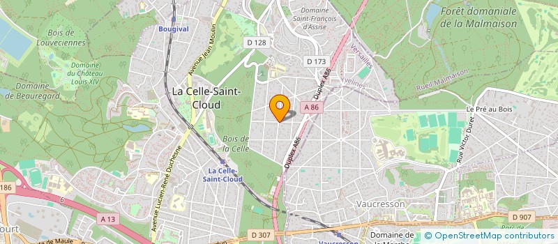 localisation de l'entreprise LA VOLAILLE RIT  LA CELLE-SAINT-CLOUD