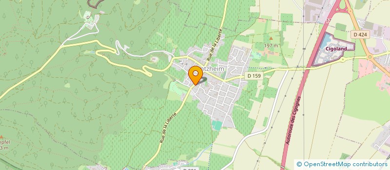 localisation de l'entreprise LA VOLERIE DES AIGLES à KINTZHEIM