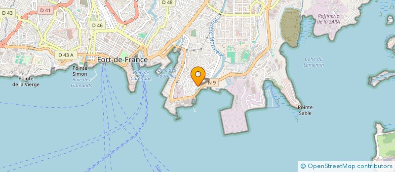 localisation de l'entreprise LA VOLGA BOUDOUM' à FORT-DE-FRANCE