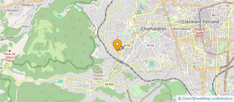 localisation de l'entreprise LA VOLOGNE  CHAMALIERES