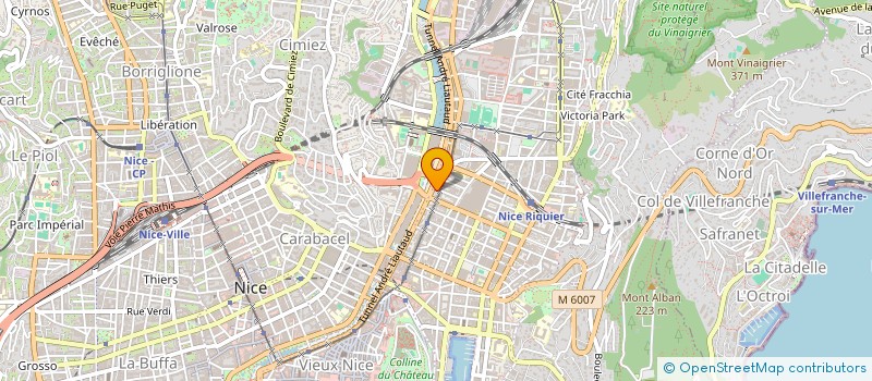 localisation de l'entreprise LA VOLPE à NICE